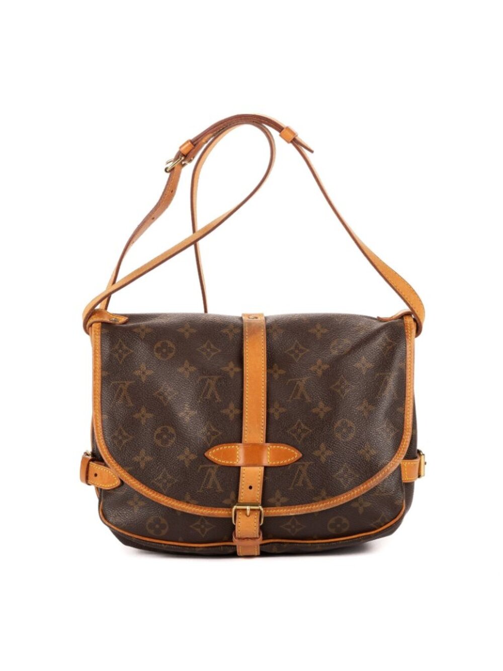 Louis Vuitton Saumur Brown Monogram Canvas - Picture 5 of 11